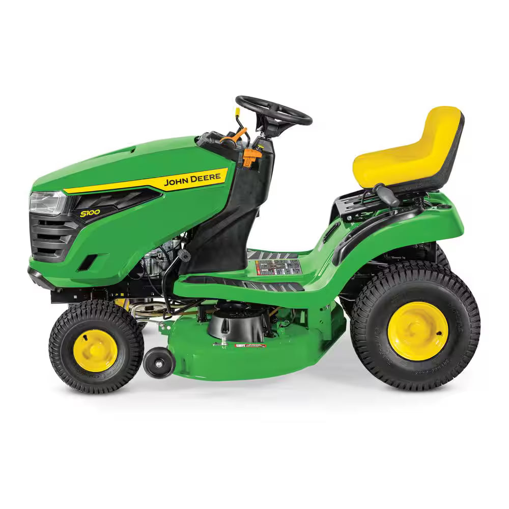 John Deere S100 42 in Riding Lawn Mower a?? 17.5 HP Gas Hydrostatic Drive