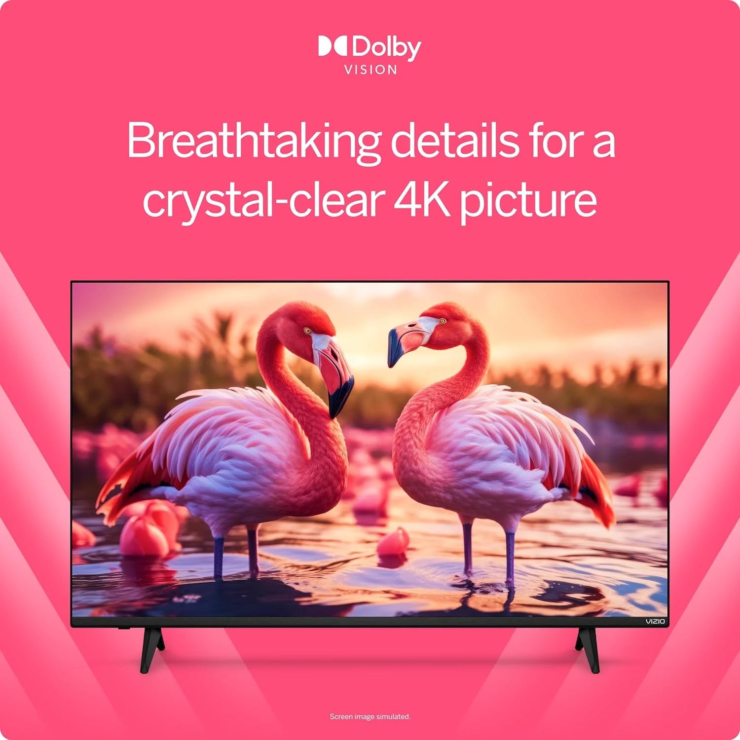 VIZIO 50a?2a?2 4K Resolution HDR Smart TV, Dolby Vision HDR/HDR10, WiFi 6 a?? (Renewed)