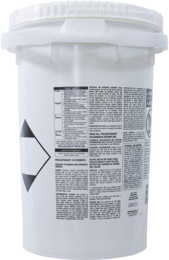 3 INCH CHLORINE TABLETS a?? 50 LBS