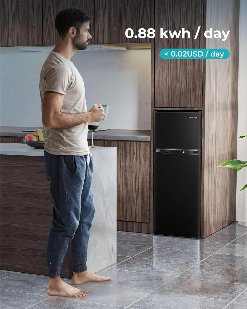 3.2 Cu.Ft Mini Fridge with Freezer ?????? 2-Door Compact Refrigerator for Bedroom, Dorm, Office or Apartment, Silver3.2 Cu.Ft Mini Fridge with Freezer ?????? 2-Door Compact Refrigerator for Bedroom, Dorm, Office or Apartment, Silver