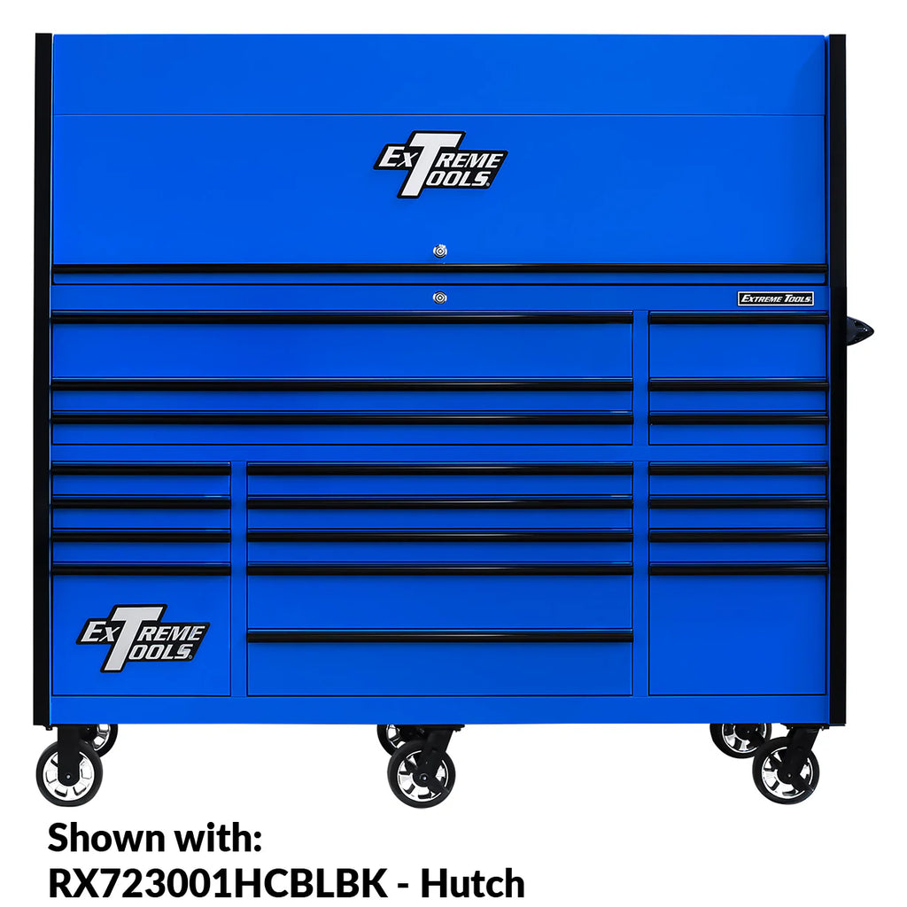 Extreme Tools RX250 Series 72-in x 30-in Roller Cabinet a?? 19-Drawer a?? 250 lb Drawer Slides