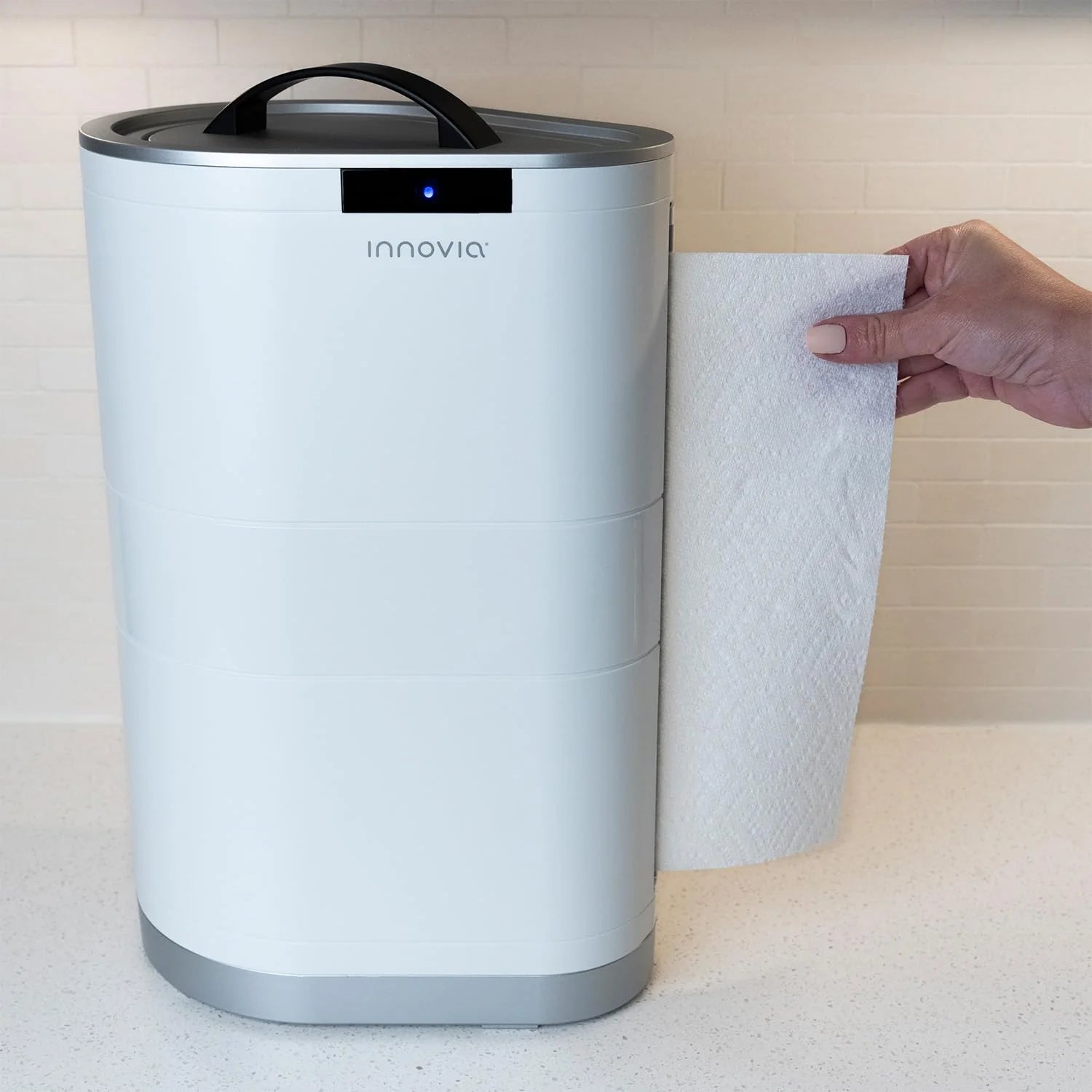 Innovia Countertop Touchless Paper Towel Dispenser in White