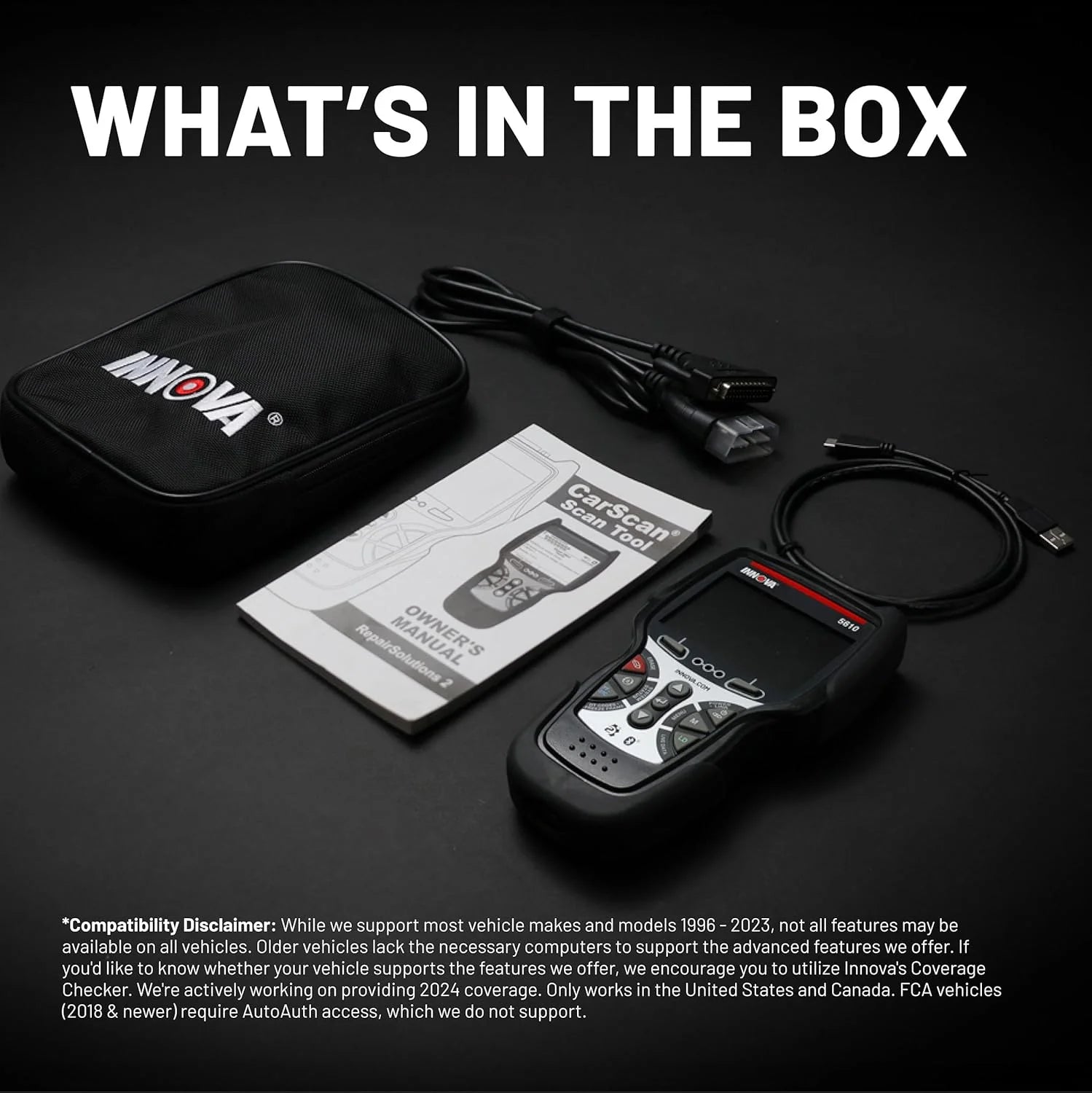 Innova 5610 OBD2 Bidirectional Scan Tool with Updates & Support