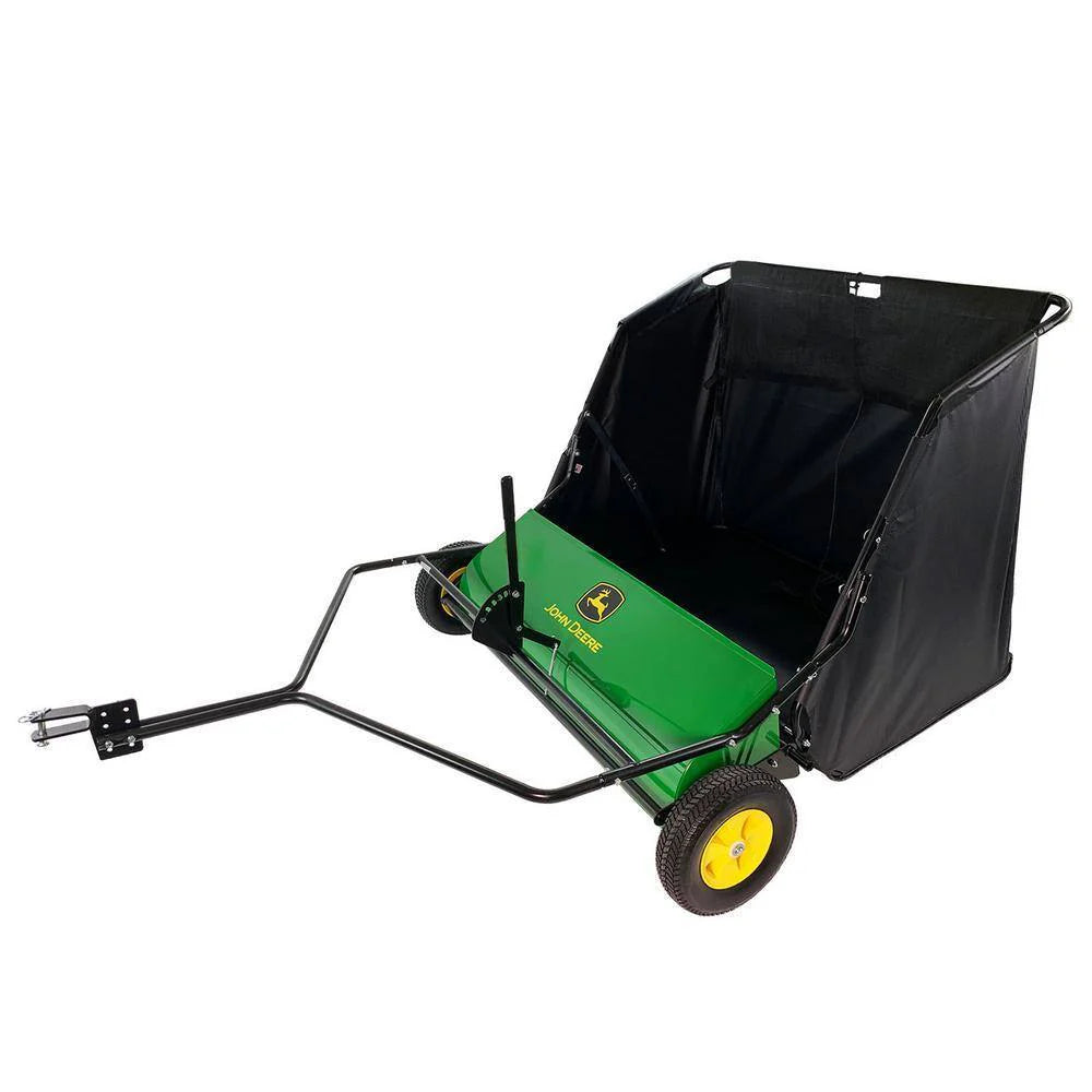 John Deere 42a?2a?2 Tow-Behind Lawn Sweeper, 24 cu. ft. Capacity, Adjustable Brushes