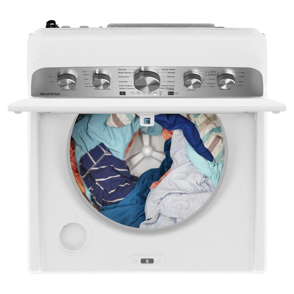 Maytag 4.8 cu. ft. Top Load Washer with Extra Power Boost, White a?? MVW5430MW